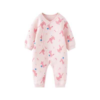 童泰纯棉长袖婴儿连体衣爬服