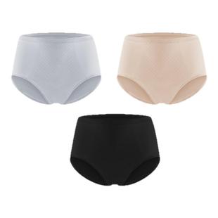 本周软支撑轻塑型7A抗菌收腹紧身高弹轻薄女士中腰三角熨斗内裤