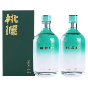 桃源村·财42度500ml纯粮食礼盒送长辈清香型白酒正品官方旗舰店