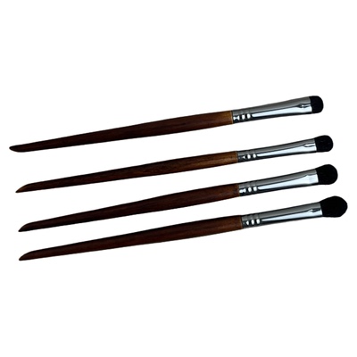 4支沧州动物毛化妆刷细光锋羊毛眼影套装眼部卧蚕晕染铺色细节刷