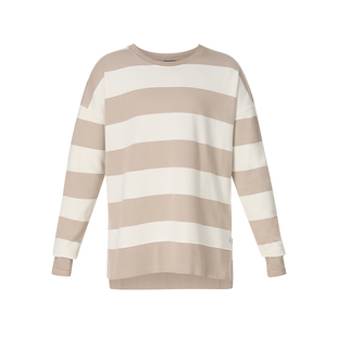 Sweaty Betty After Class棉混纺宽松长款圆领套头卫衣女SB10386