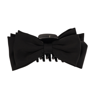 在逃公主蝴蝶结抓夹大号双面黑色头顶发夹女新款2026网红鲨鱼夹子