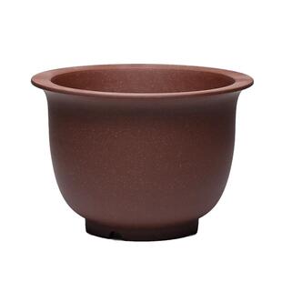 尚扣紫砂花盆大口径绿植专用透气朱永南手工鱼子泥矮金钟春兰建兰