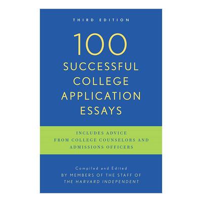 现货 英文原版 100 Successful College Application Essays 大学申请文书