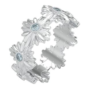 Mouhooland暮后之地中村百合香于文文秦霄贤同款爱欲之眼花环戒指