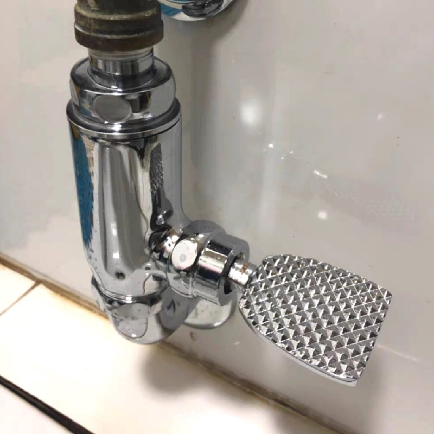冲洗阀开关脚踏阀铜老式阀门蹲坑延时阀冲水器大便脚踩式蹲便器