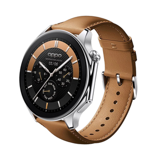 适用OPPOwatchX2手表4Pro表带oppoWatchS真皮皮质SEoppowatch3pro智能3/2/1代男款牛皮新款一加替换带女配件