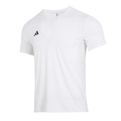 Adidas阿迪达斯官网男士短袖2025夏季新款运动服透气半袖白色T恤