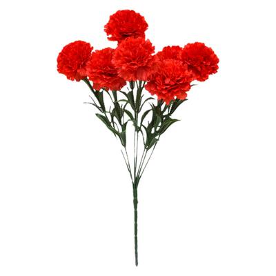 康乃馨仿真花束客厅假花餐桌摆件