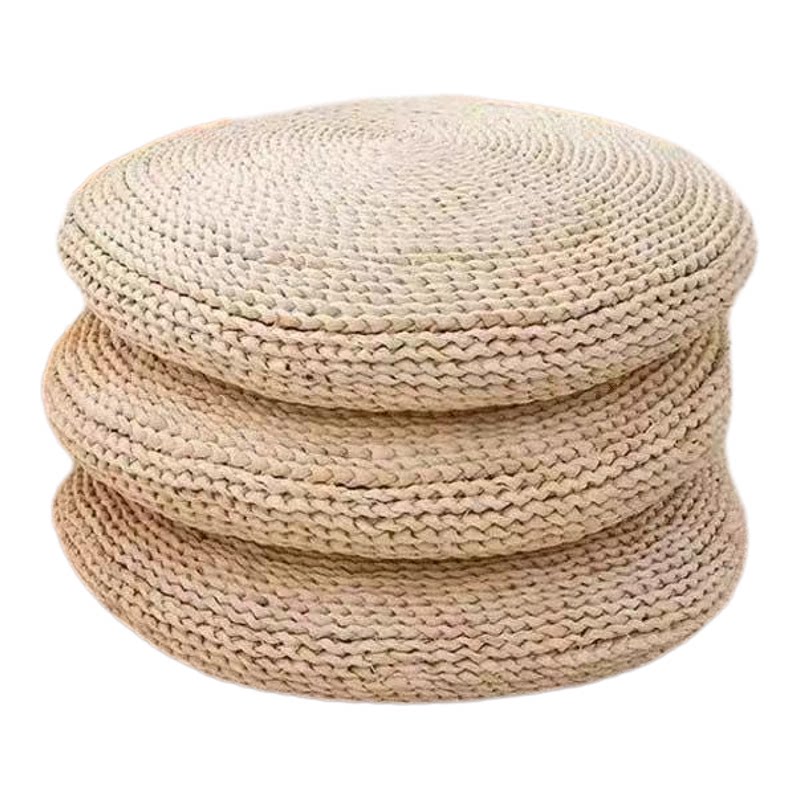 蒲团坐垫草垫手工玉米皮地上地垫榻榻米蒲草坐垫打坐禅修飘窗坐垫