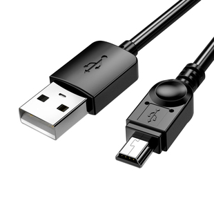 梯形miniusb数据线T型口充电线迷你USB行车记录仪老人机老年机老式手机mp3安卓接口电源旧款usbmini佳能相机