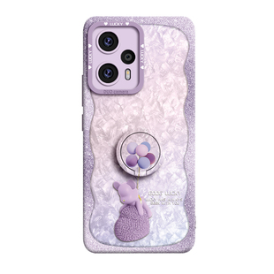 适用小米红米note15pro手机壳Redmi新款14保护turbo套13十12外壳后11的+软硅胶曲面屏带挂绳指环支架气球小熊