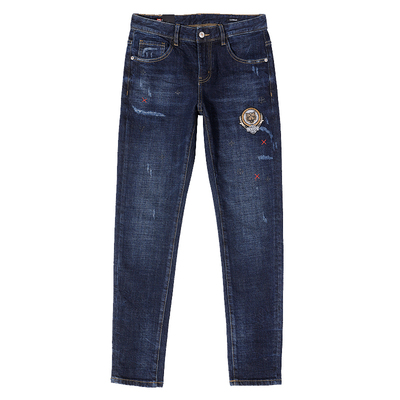 ad157唠叨牛仔冬季男士长裤老虎