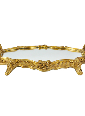 凤凰美居铜托盘铜铸欧式