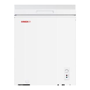 星星冰柜100/200升减霜小型冷柜冷冻铜管家用两用卧式迷你冰箱