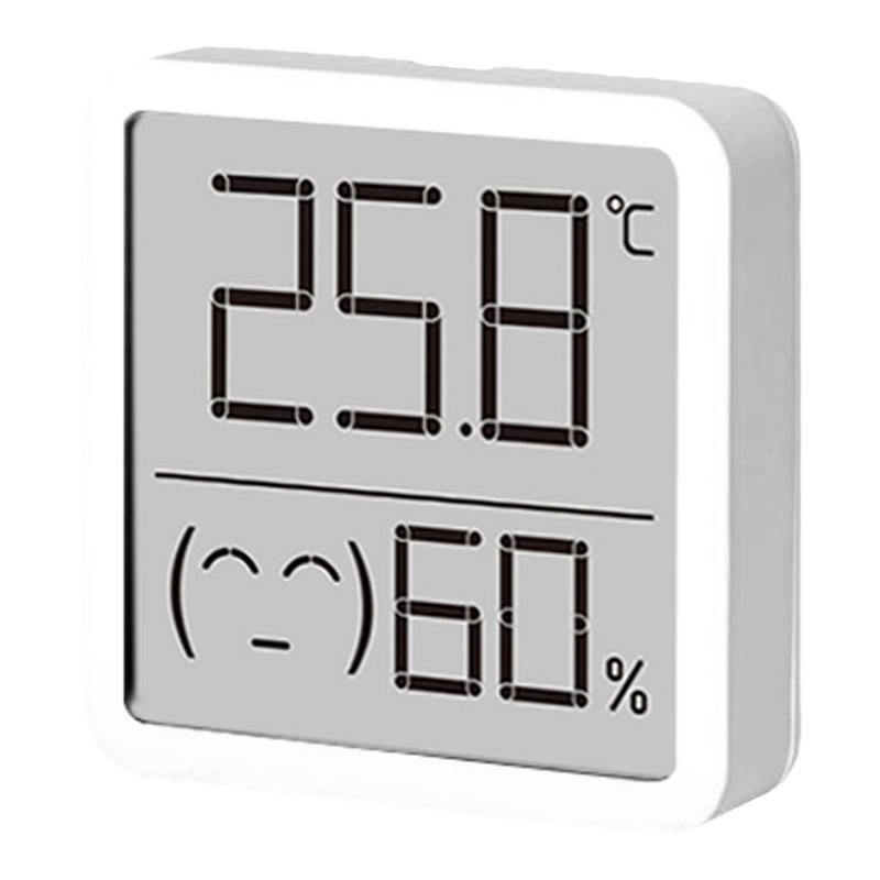得力迷你电子温湿度计高精度室内家用婴儿房壁挂测温湿精准温度表