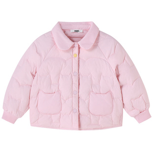 【商场同款】安奈儿童装女童短款羽绒服冬新款三防XG545216