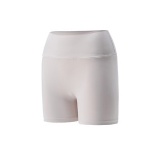 健身短裤女紧身瑜伽运动骑行三分裤跑步裸感高腰提臀打底四分裤夏