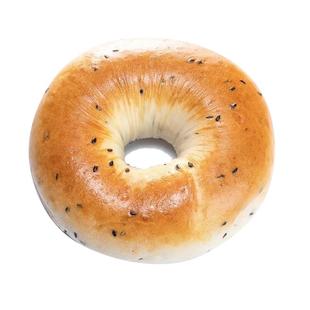 顽皮老板全麦贝果三明治面包圈无蔗糖添加低脂饱腹即食代餐营养