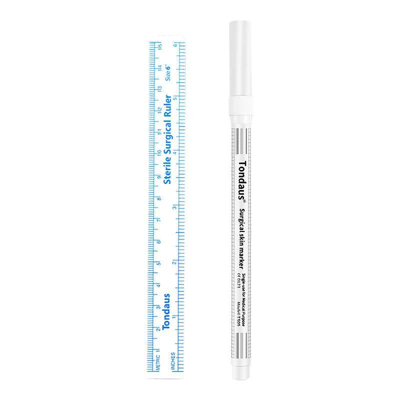 纹绣白色马克笔纹眉专用皮肤定位笔眉形设计线条眉记号笔用品工具