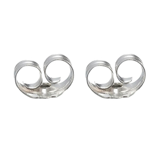 S999纯银耳堵耳塞耳座耳帽耳扣养耳洞饰品耳钉耳环耳线配件防掉塞