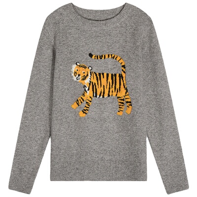 落落狷介灰色毛衣女上衣