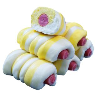 正弘玉米面双色热狗卷800g*5袋儿童营养早餐方便速食馒头花卷早点