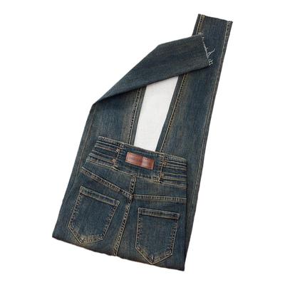 蜜桃臀高腰紧身牛仔裤女加绒加厚