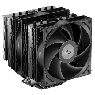 超频三RT620双塔双风扇CPU散热器argb六铜管显卡1700机箱电脑风冷