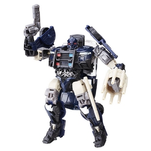 变形金刚 孩之宝 电影5 经典 加强级 D级 路障 警车 正版 盒装