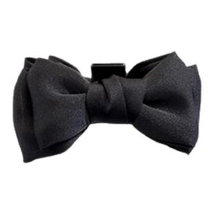 公主头黑色蝴蝶结小抓夹女发夹精灵耳刘海夹发卡耳后侧边夹子头饰