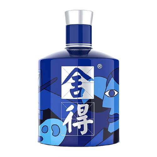 沱牌舍得酒致敬大师系列蓝色款52度100ml*1瓶浓香白酒（无礼袋）