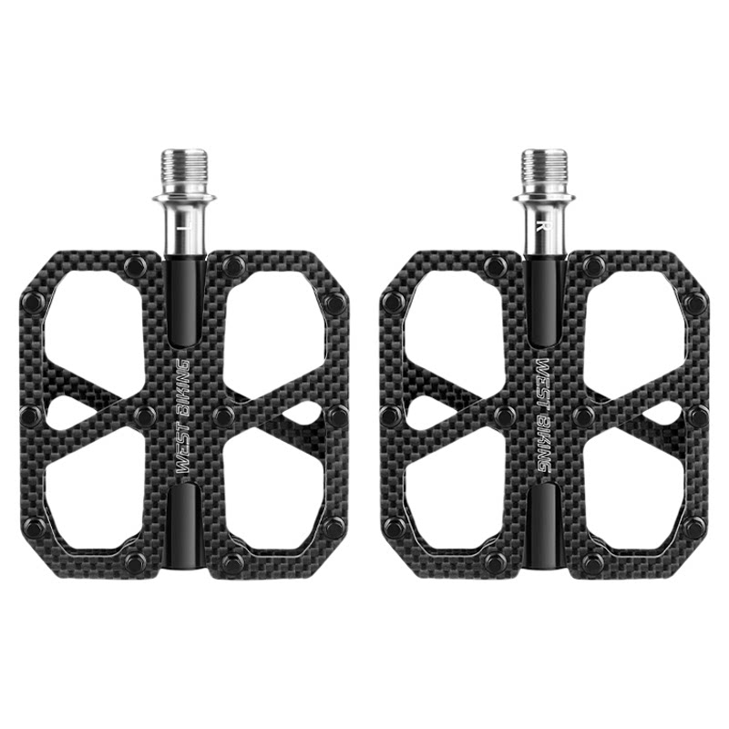 西骑者公路车碳纤维钛轴脚踏
