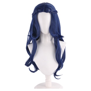馒头家 cosplay假发 第五人格 心理学家 恒梦 头皮顶 半扎深蓝色