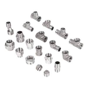 恩乐曼阀门不锈钢接头内外丝直接4分6分对丝三通弯头堵头活接补芯水暖管配件