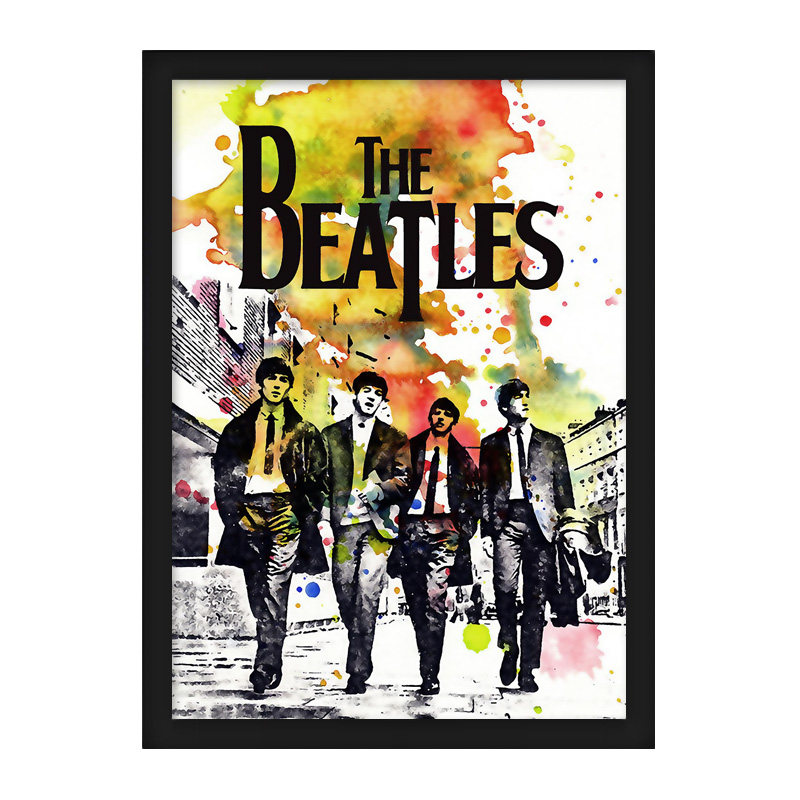 TheBeatles披头士带框装饰画