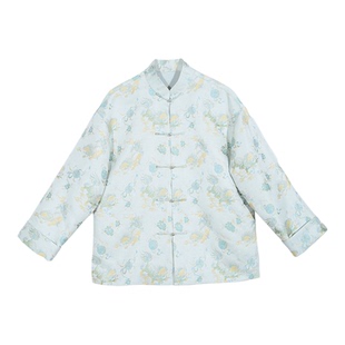 如意颂三重门非遗宋锦唐装外套国风复古中国风高级男盘扣长袖夹克