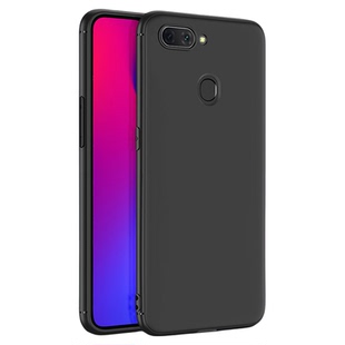 适用oppor15手机壳oppo r15保护套r15梦镜版硅胶r15梦境版全包r15x防摔超薄磨砂黑色简约男女款手机套软壳