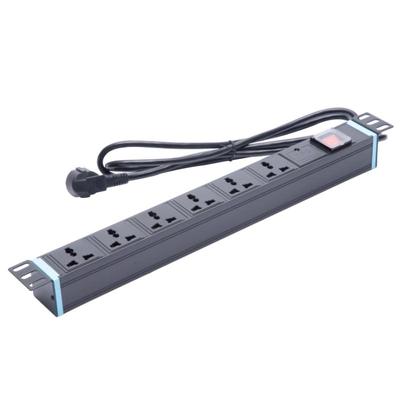 科海机柜pdu电源6位10A16A开关过载防雷漏电保护工程插排接拖线板