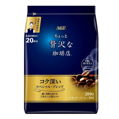 日本AGF贅尺MAXIM纯黑0碳水中度烘焙乞力马扎罗现磨摩卡咖啡粉