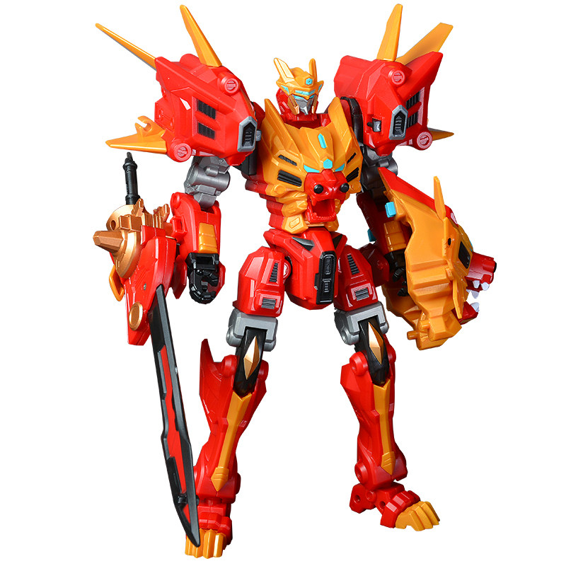 钢铁飞龙爆炎神兽玩具变形机器人