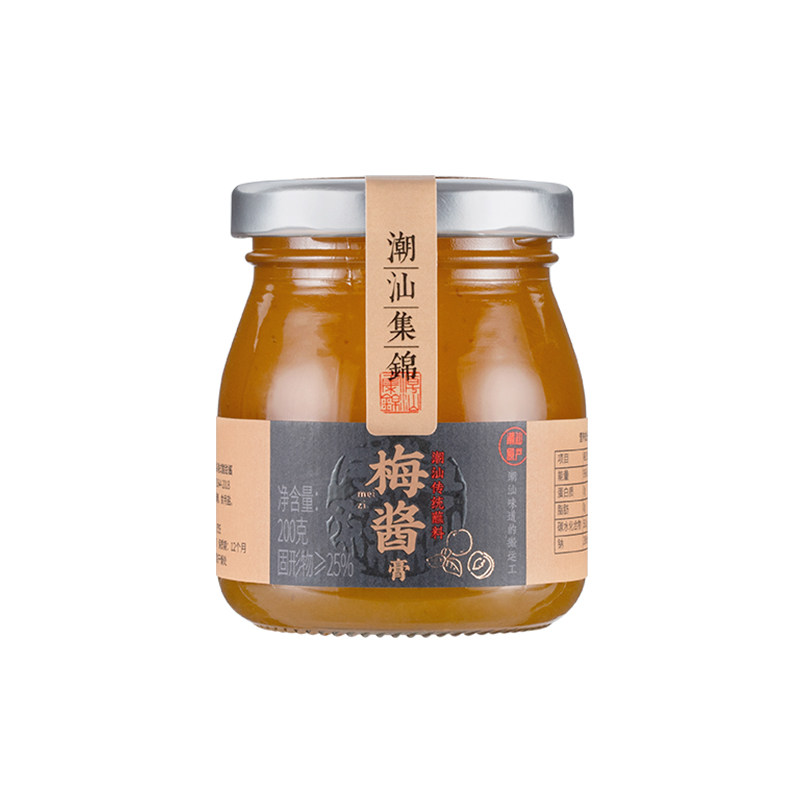 潮汕集锦酸梅酱广式特产烧鹅酱冰梅子酱烤鸭叉烧青梅酱烤乳鸽蘸酱
