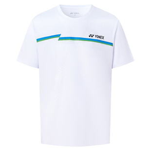 24新款YONEX尤尼克斯羽毛球服男女款世青赛速干比赛训练短袖T恤