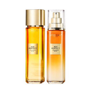 正品欧莱雅金致臻颜花蜜水乳套装护肤品女补水保湿紧致抗皱抗衰老