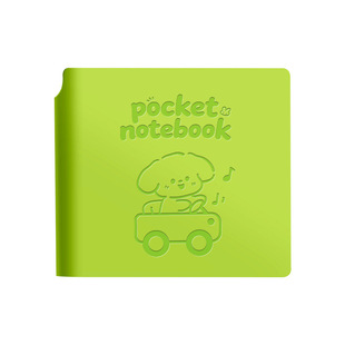 多巴胺口袋笔记本方形迷你随身本自带笔插位加厚横线本子学生日记本英语单词本作业登记本便携记事本备忘录本