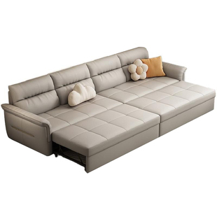 新款客厅折叠式沙发床2026一体两用伸缩直排隐形抽拉收纳可长期睡