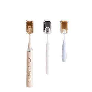 简约带盖防尘牙刷挂架壁挂免打孔2025牙刷置物架电动牙刷架子新款