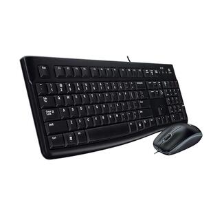 罗技mk120有线键鼠套装笔记本台式机电脑键盘鼠标套件家用外设