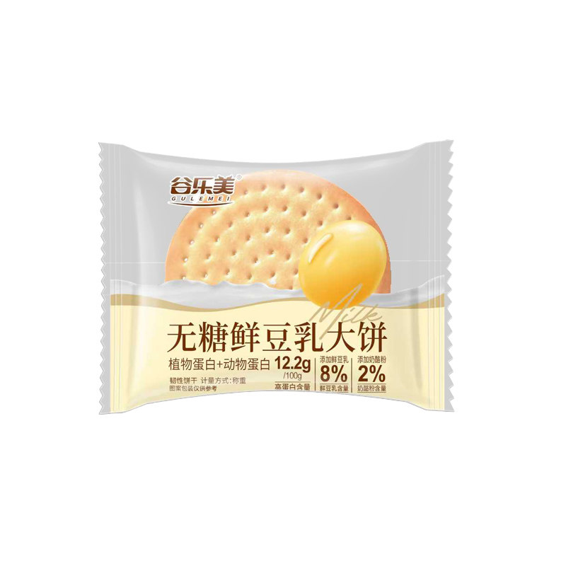 谷乐美无糖鲜牛乳豆乳大饼