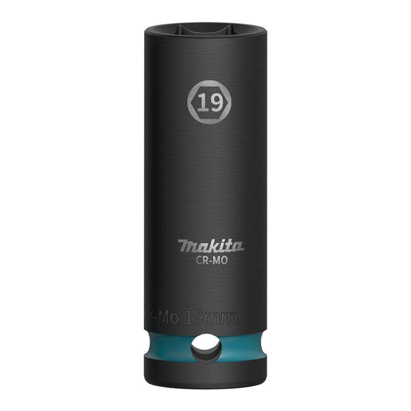 makita牧田1/2六角套筒加长型8-32mm电动扳手小风炮空心套头扳手